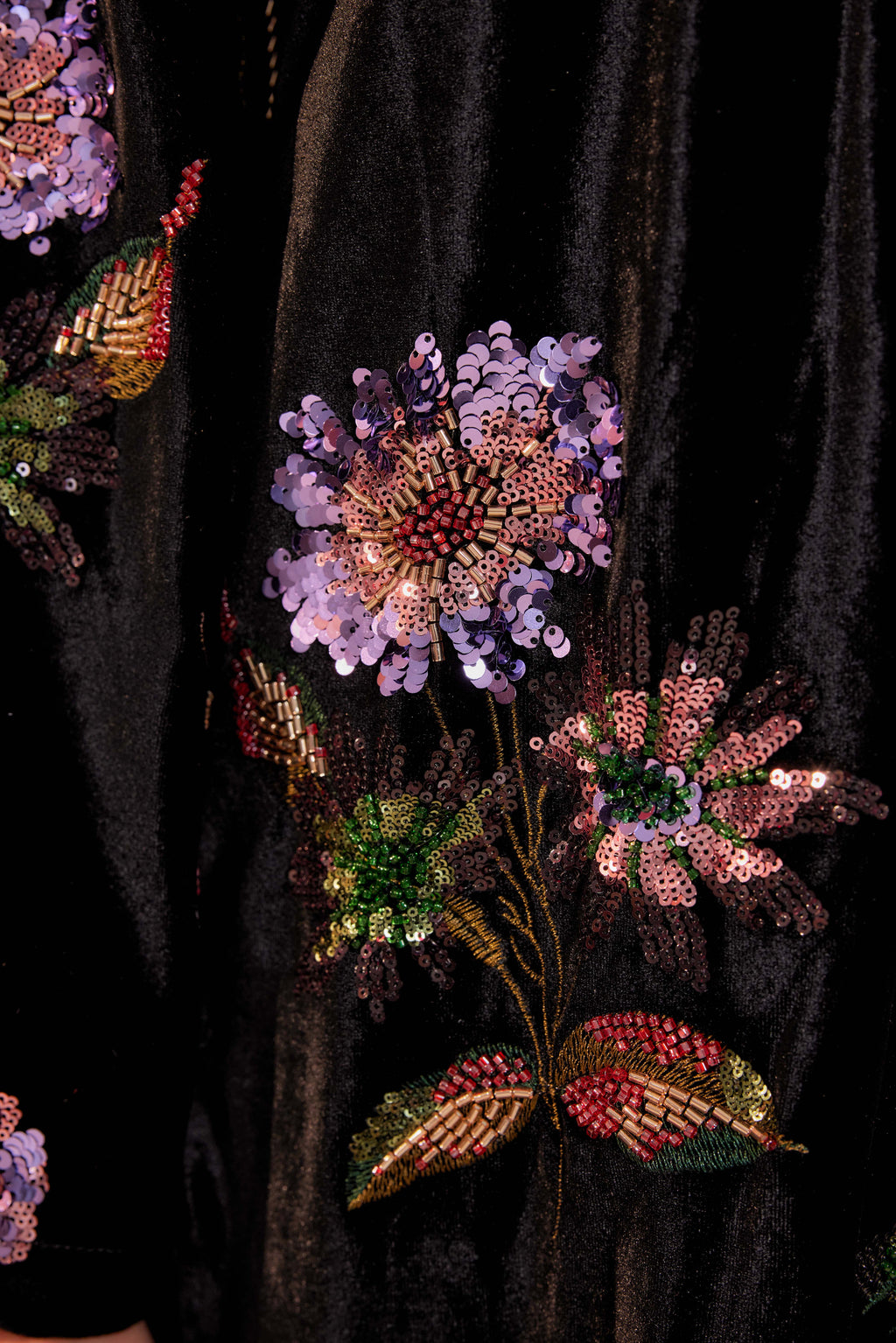 Nelissa Velvet Embellished Kurung (Fully Lined)