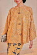 Mekar Full Beaded & Embroidered Top in Amber