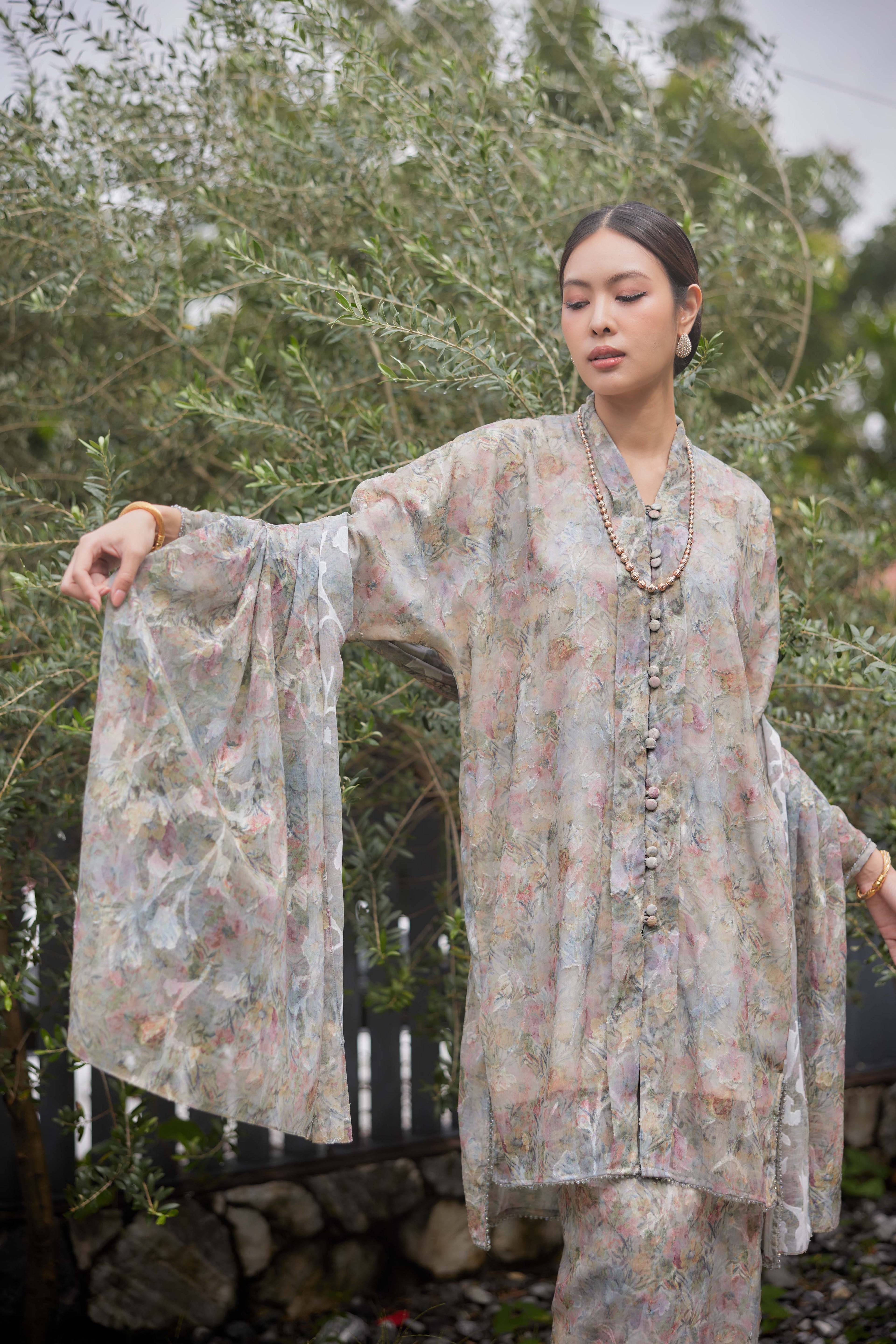 Indah Pelangi Beaded Shawl - All Colours