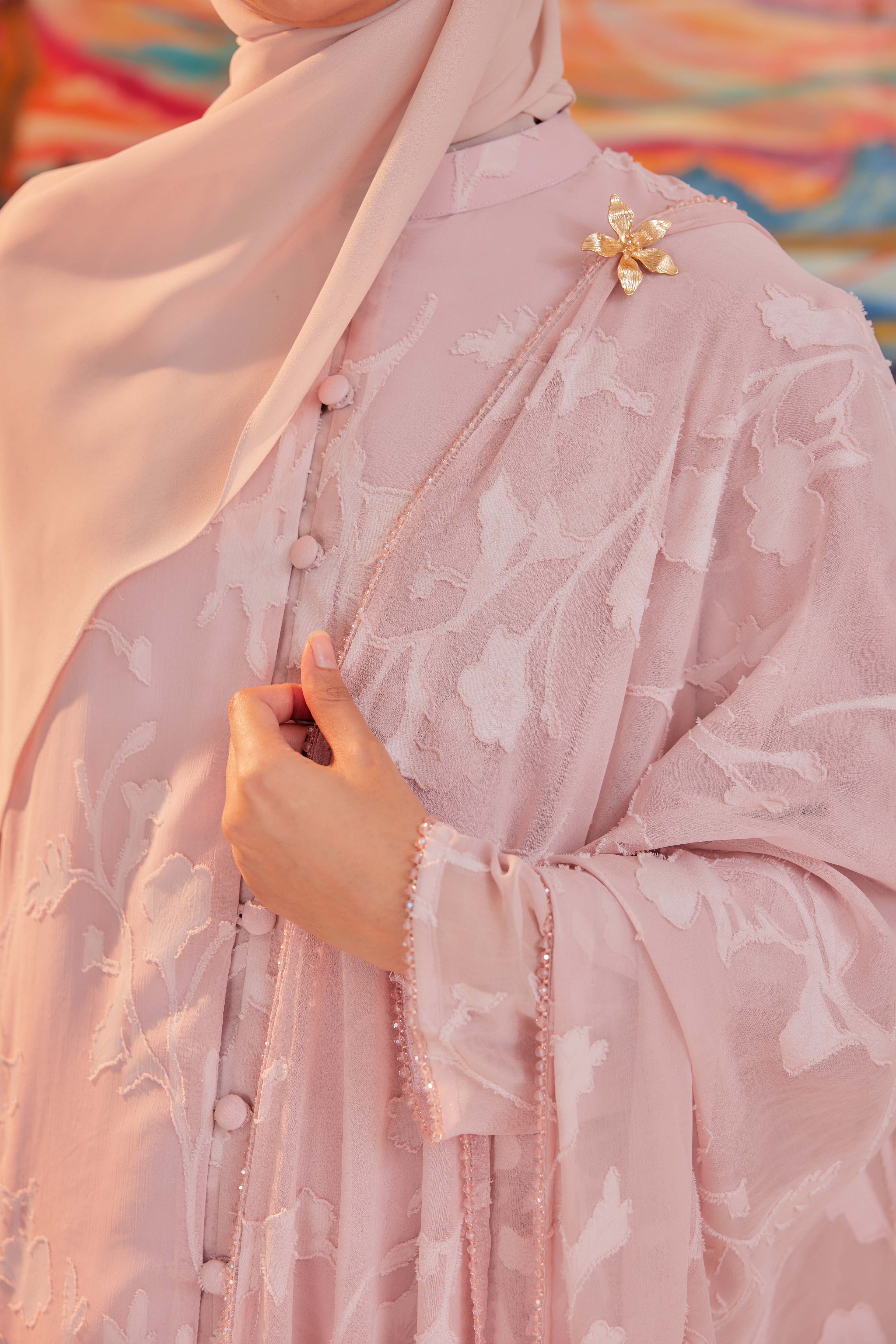 Indah Pelangi Kebarung in Jambu Air – The Beaded Edition, Fully Lined