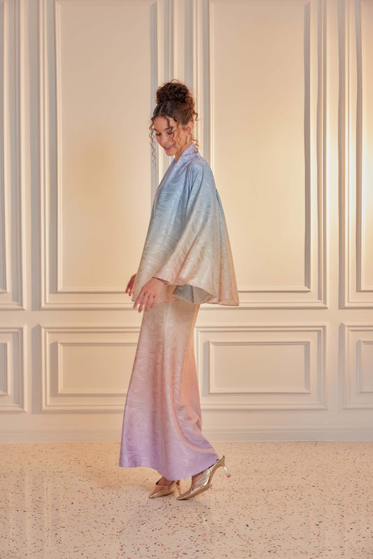 Venetta Ombre Dress Set - Opal