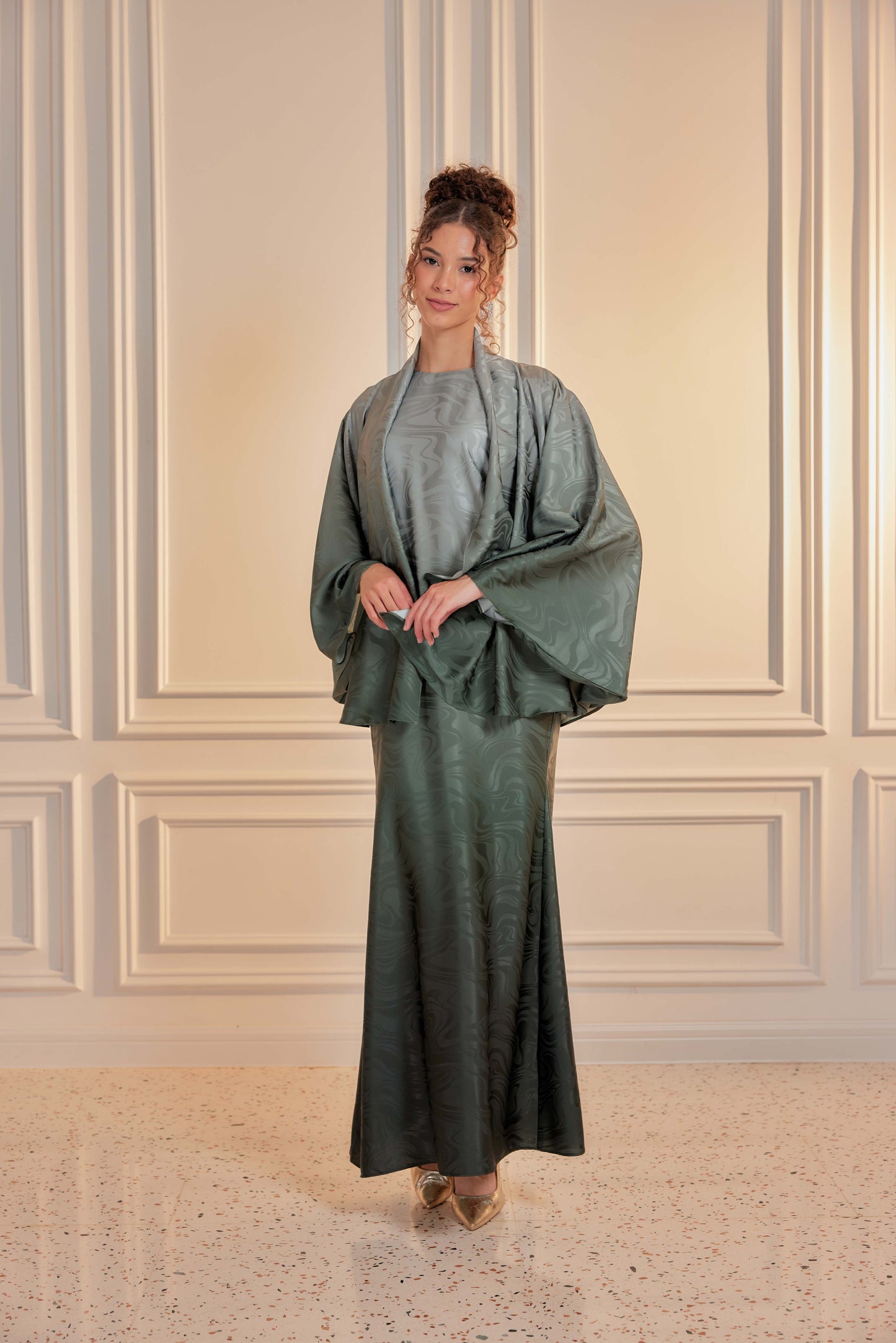 Venetta Ombre Dress Set - Moldavite