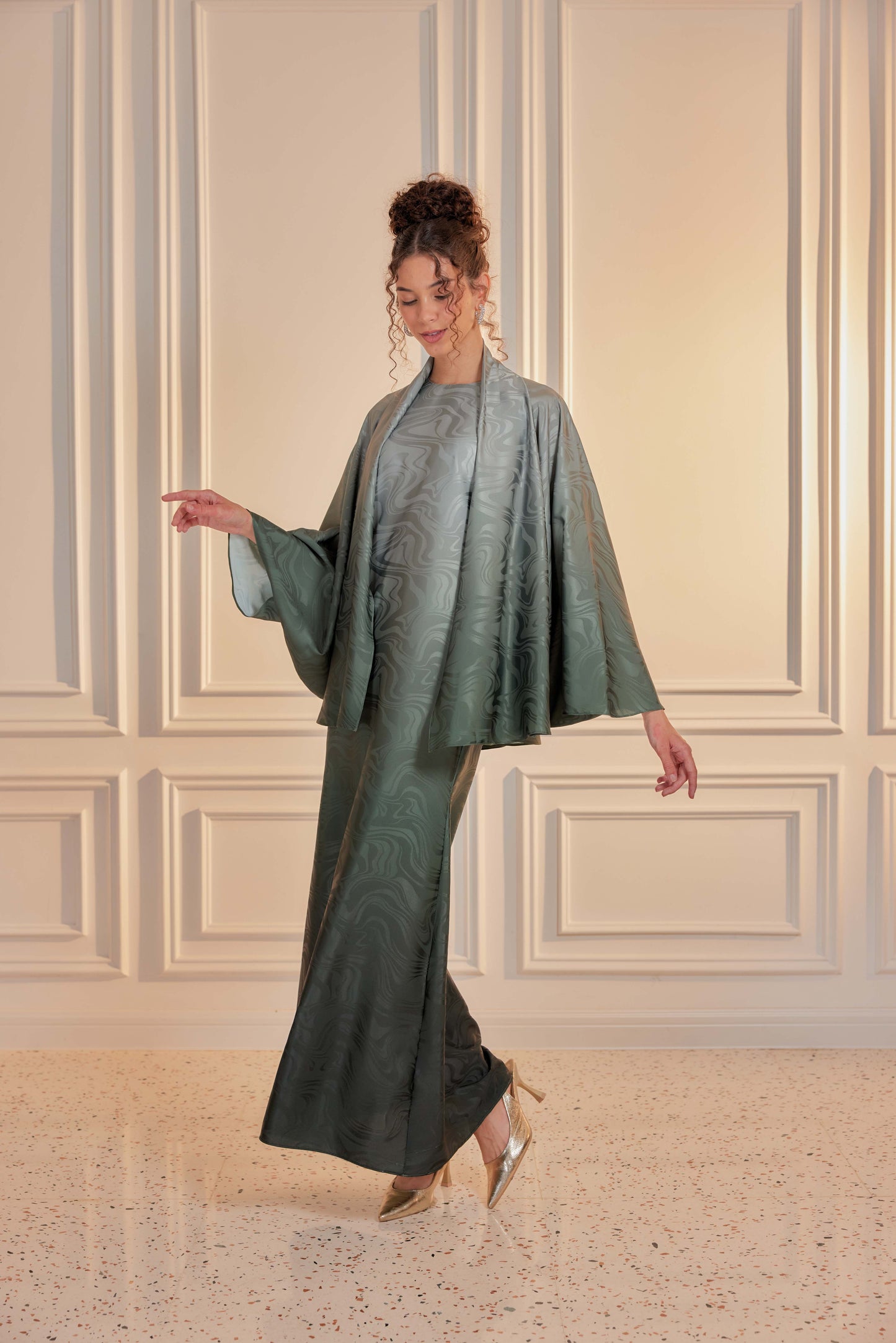 Venetta Ombre Dress Set - Moldavite