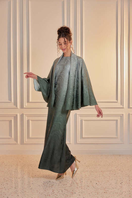 Venetta Ombre Dress Set - Moldavite