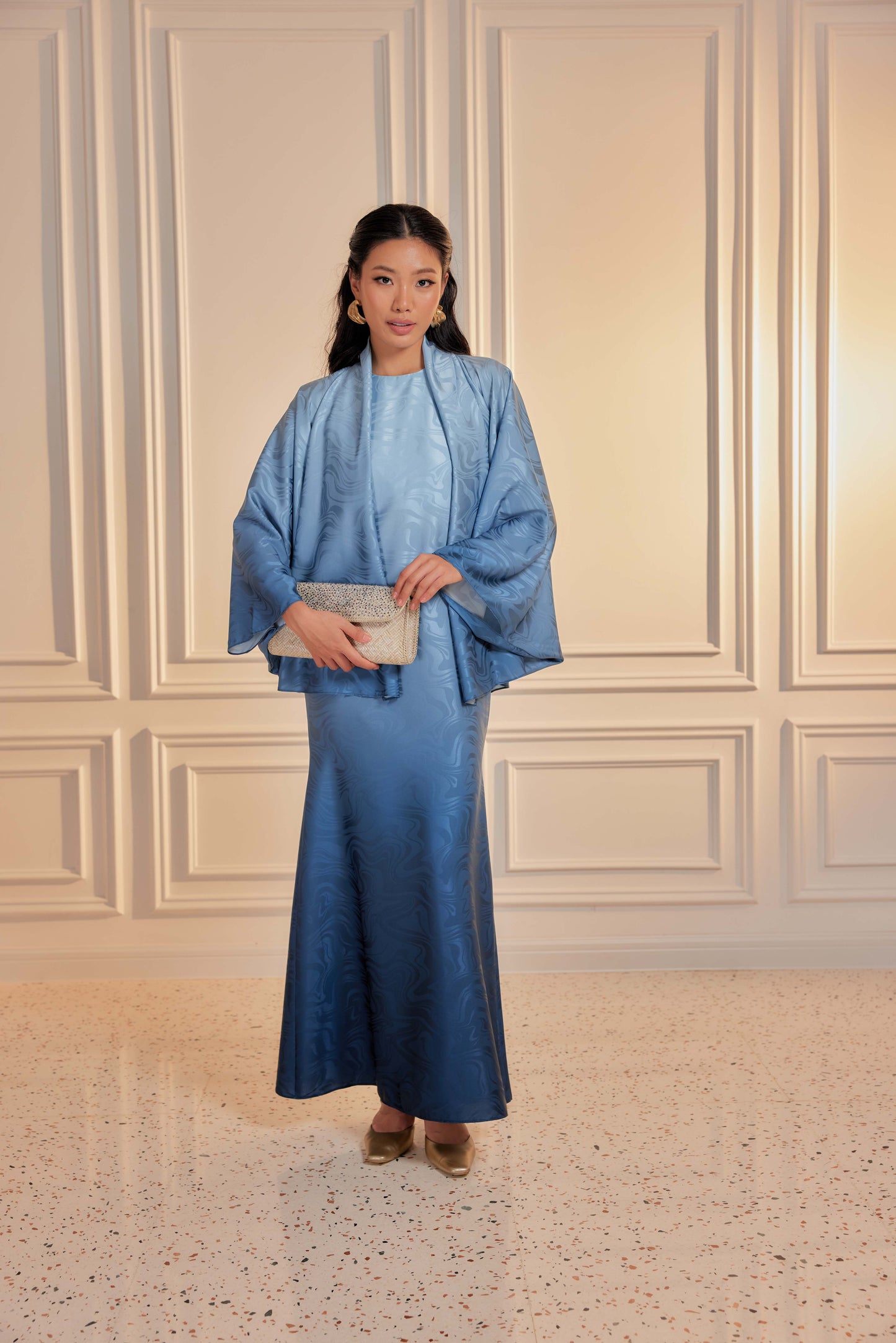 Venetta Ombre Dress Set - Alexandrite