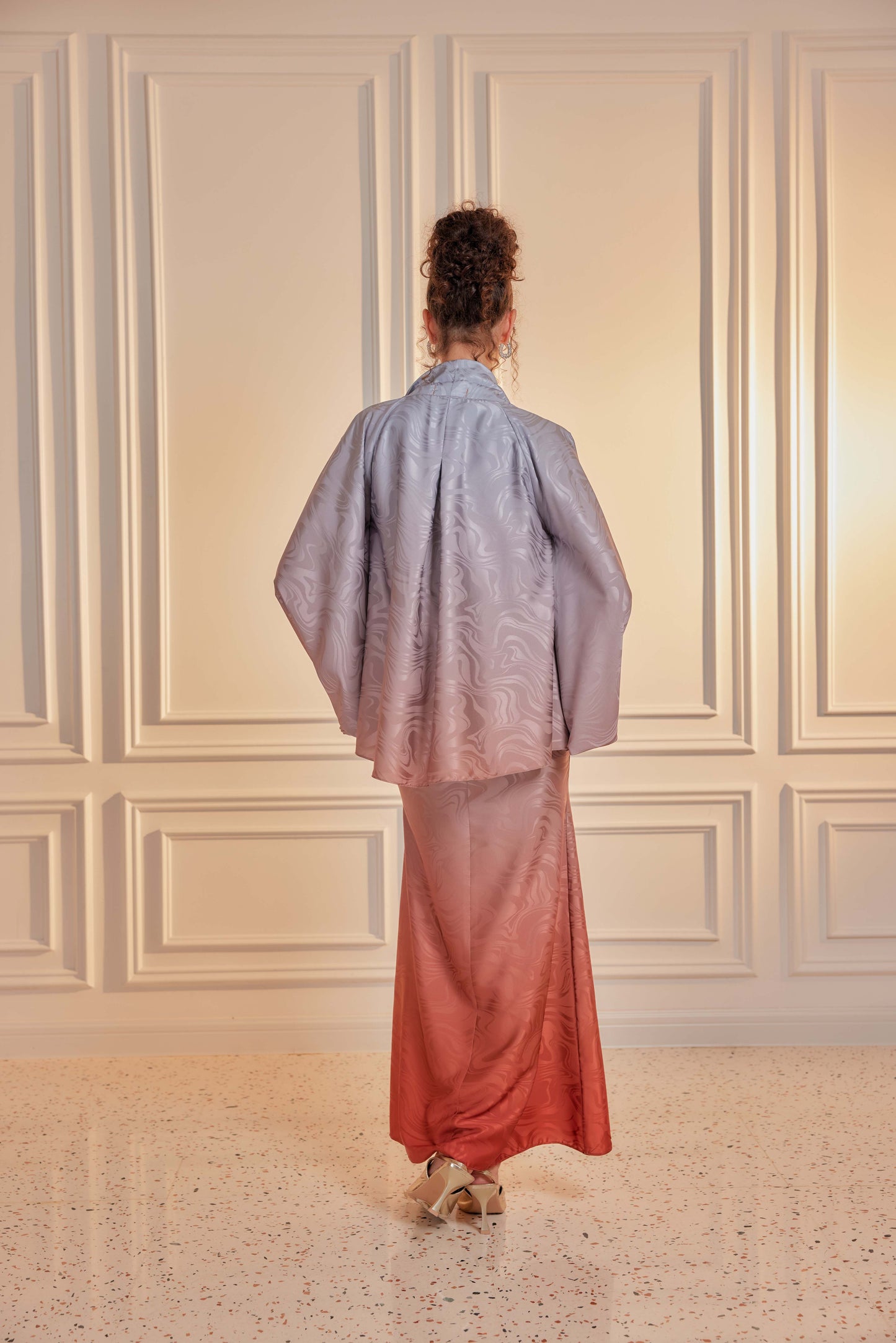 Venetta Ombre Dress Set - Sunstone
