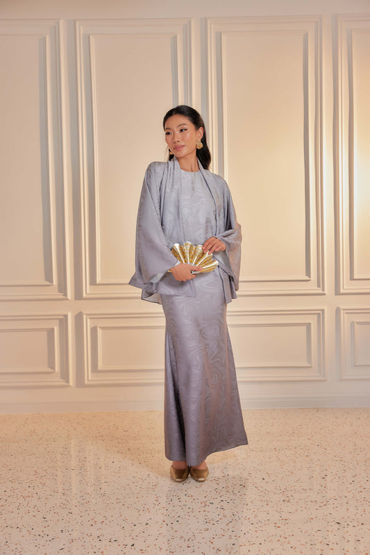 Venetta Ombre Dress Set - Moonstone
