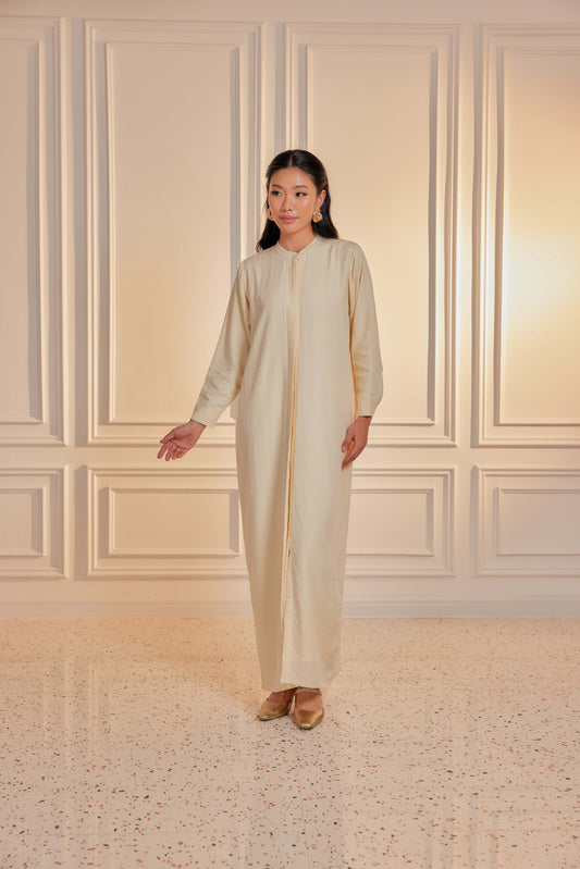 100% Cotton Grid Shirt Dress - Creme De La Creme