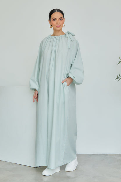 Bilma Cotton Striped Dress (Free Size)