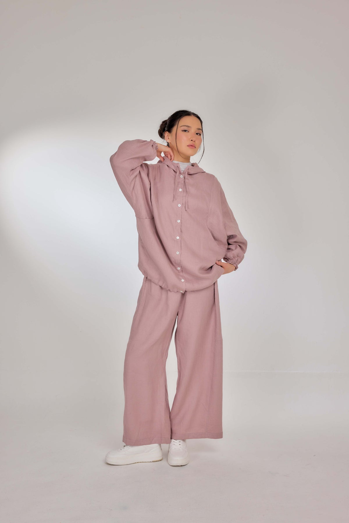 04 - Regal Purple - Pure Hemp Linen Roamer Pants