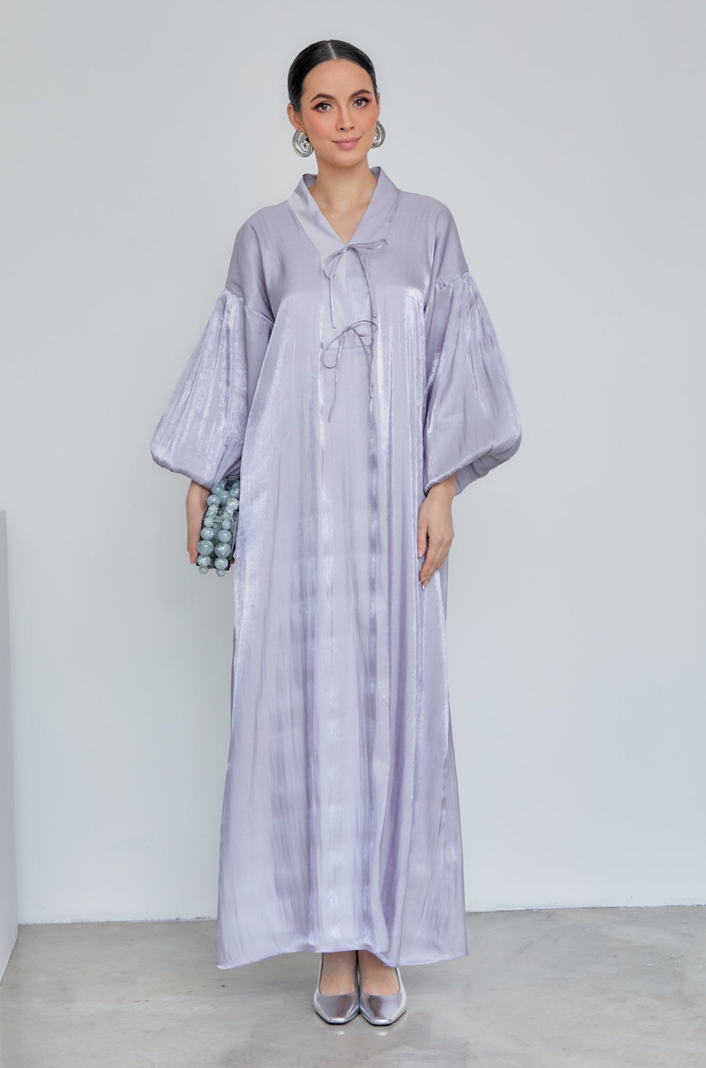 Alana Shimmer Dress (Fully Lined)