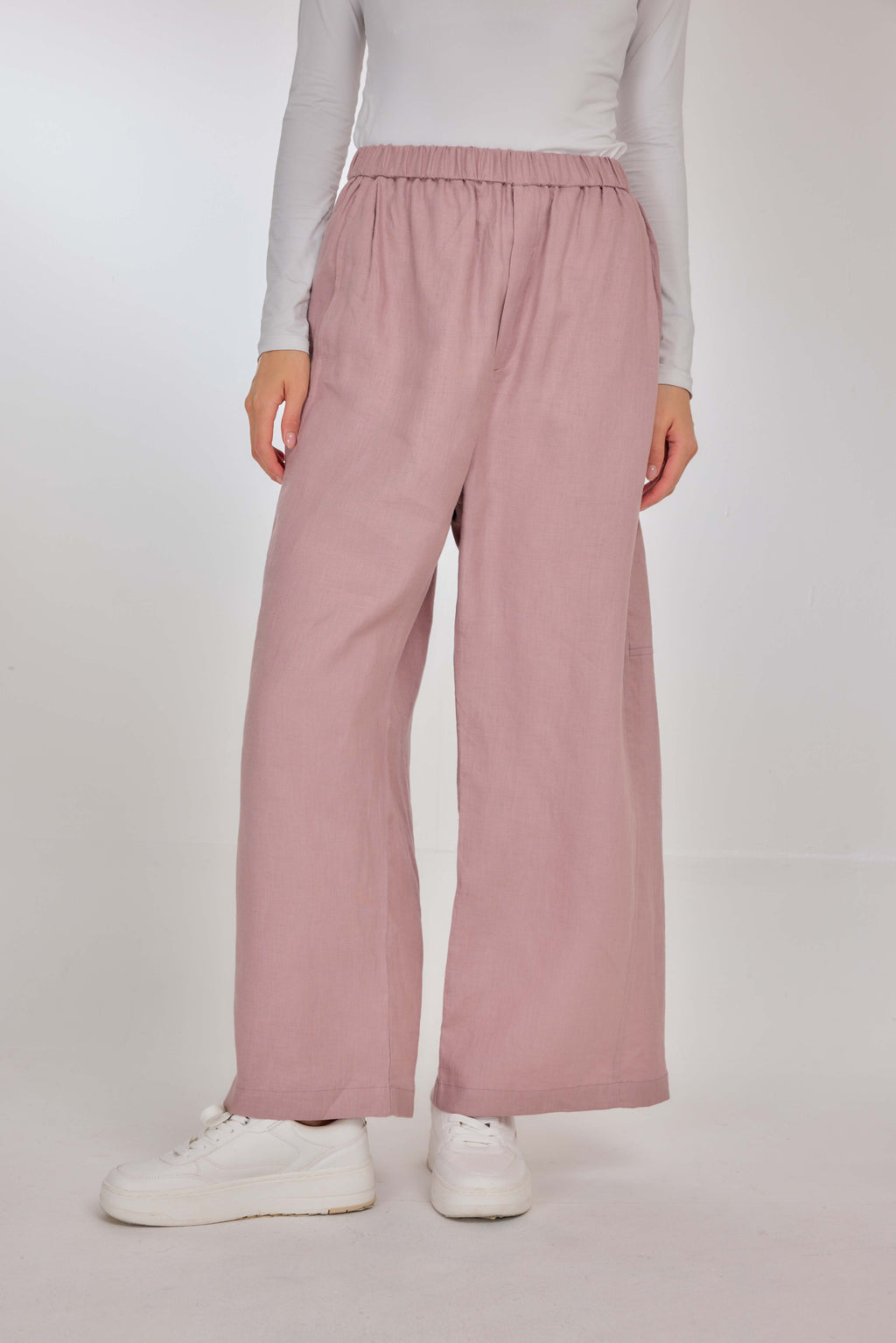 04 - Regal Purple - Pure Hemp Linen Roamer Pants