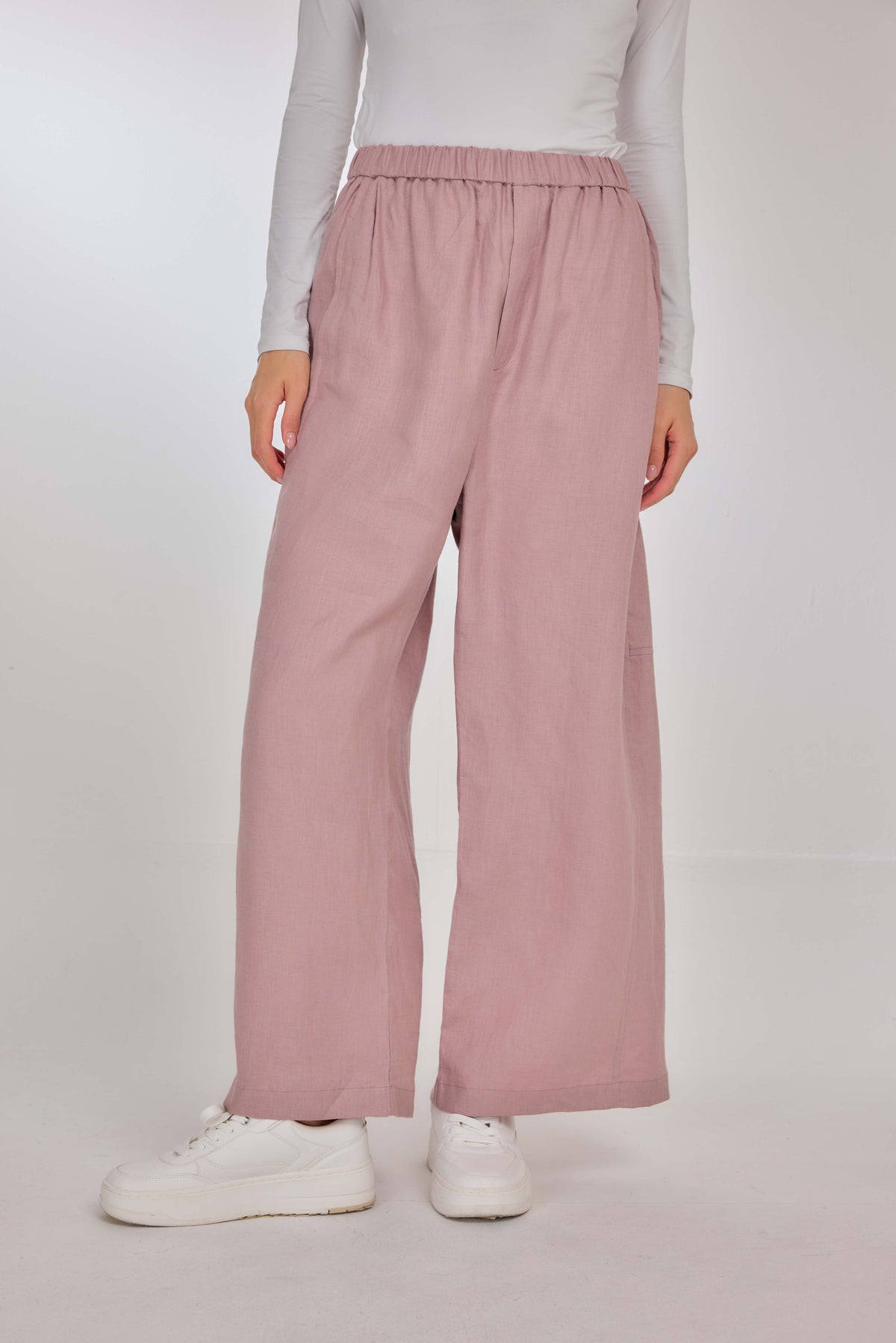 04 - Regal Purple - Pure Hemp Linen Roamer Pants