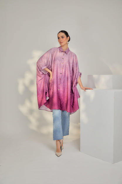 Kaftan Tunic Marble Jacquard Ombre - All Colors - Caftanist