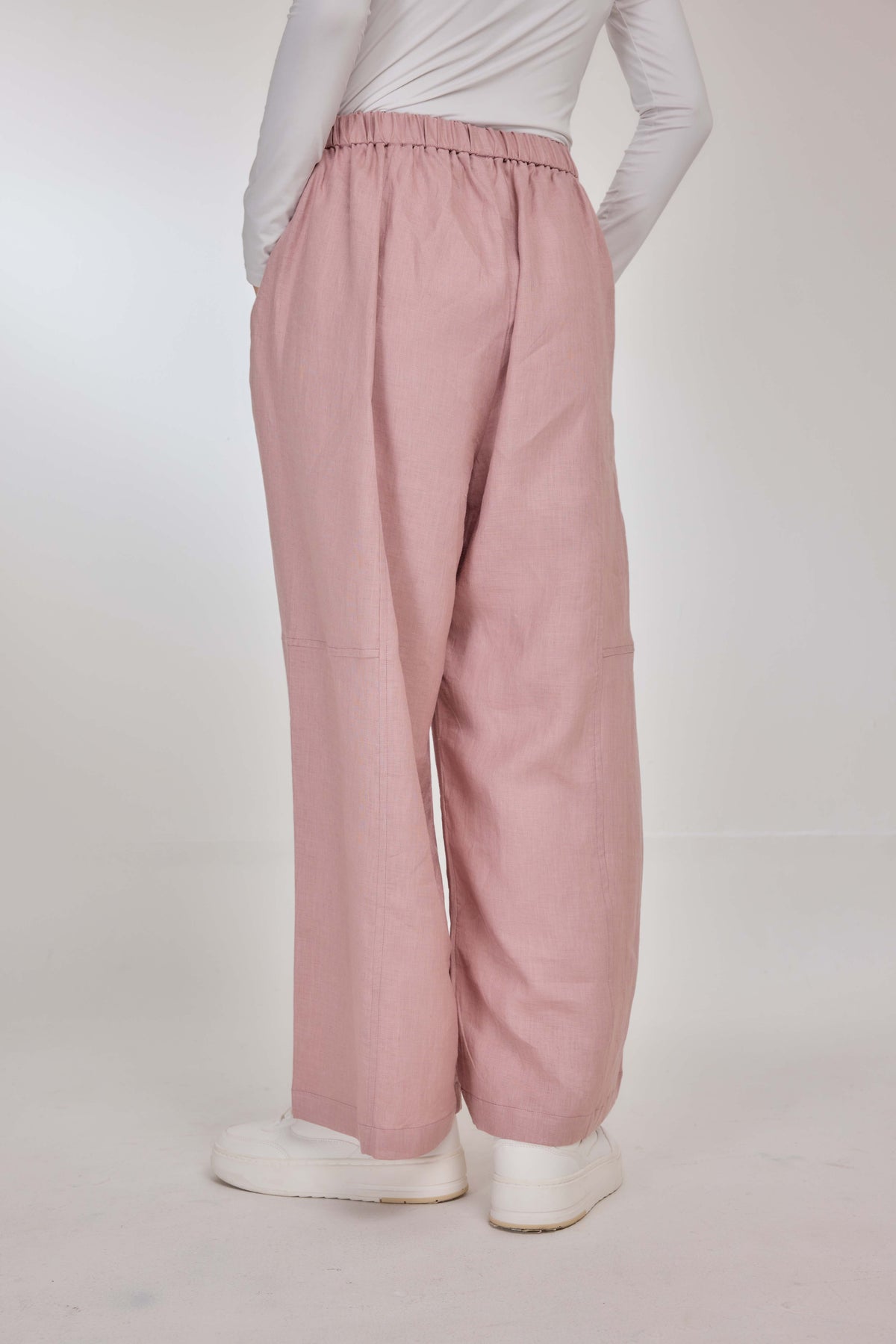 05 - Blush - Pure Hemp Linen Roamer Pants