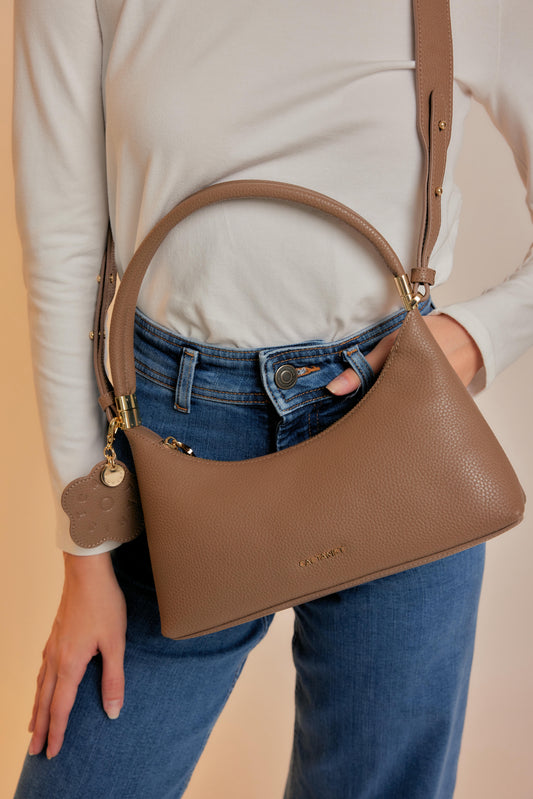 The Iconic Leather Bag - Over The Taupe