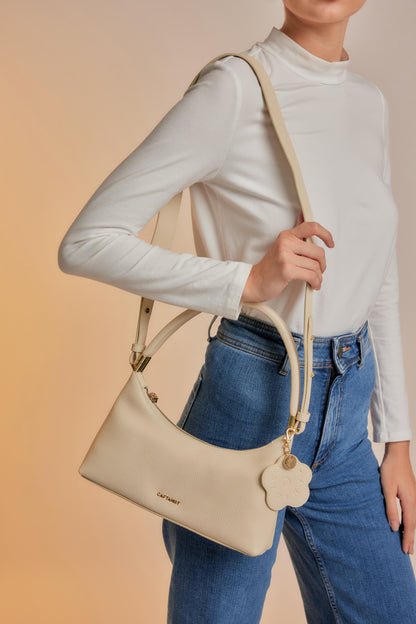 The Iconic Leather Bag - Sea Salt