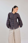 03 - Truffle-Check - Grand Tralala Pure Linen Shirt With Mother Of Pearl Buttons