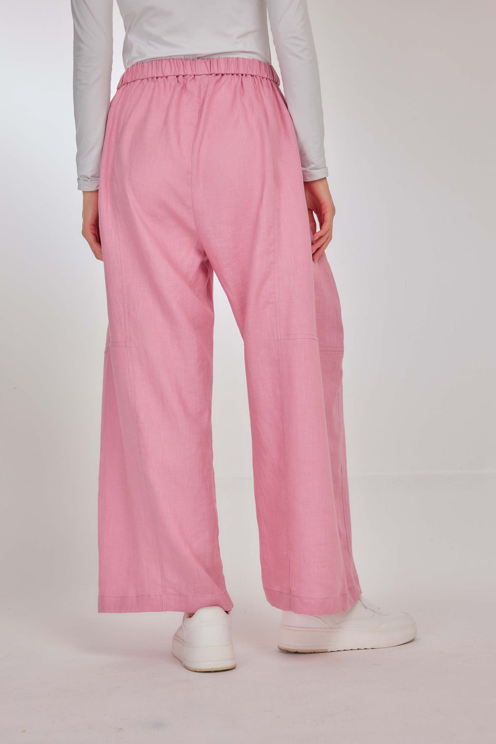 06 - Bubblegum - Pure Hemp Linen Roamer Pants