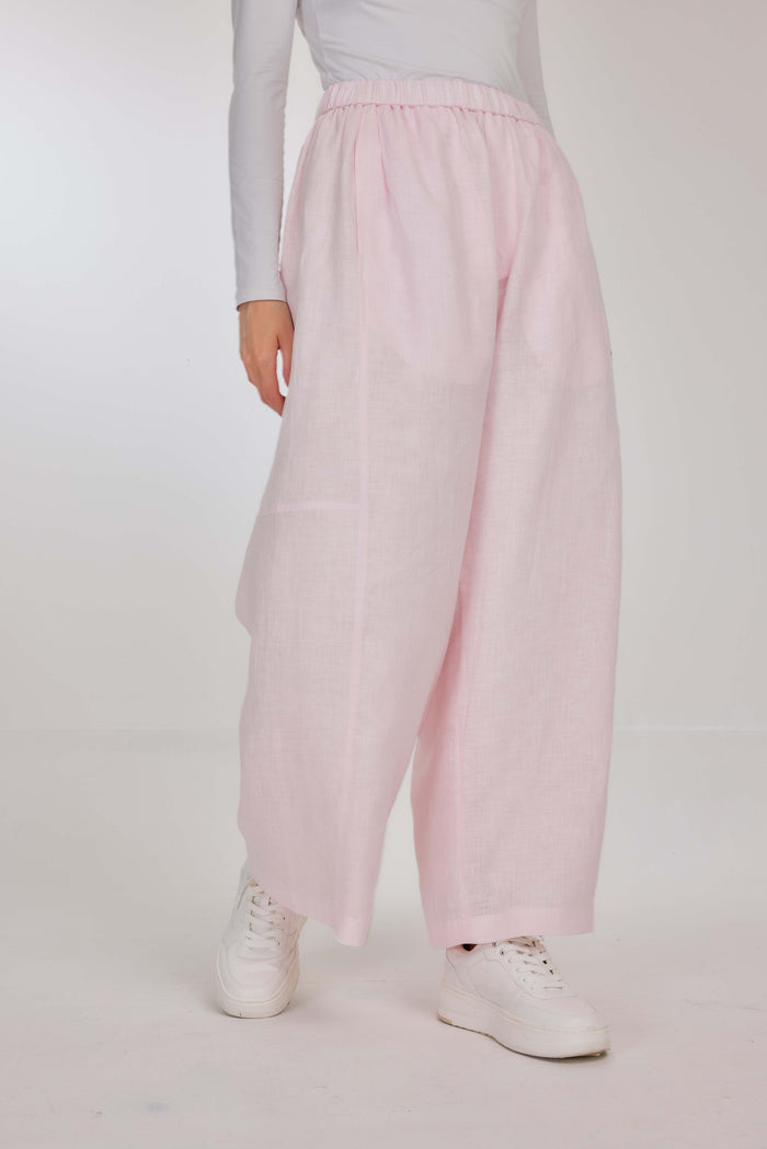 01 - Sweet Pea - Pure Hemp Linen Roamer Pants With Full Lining
