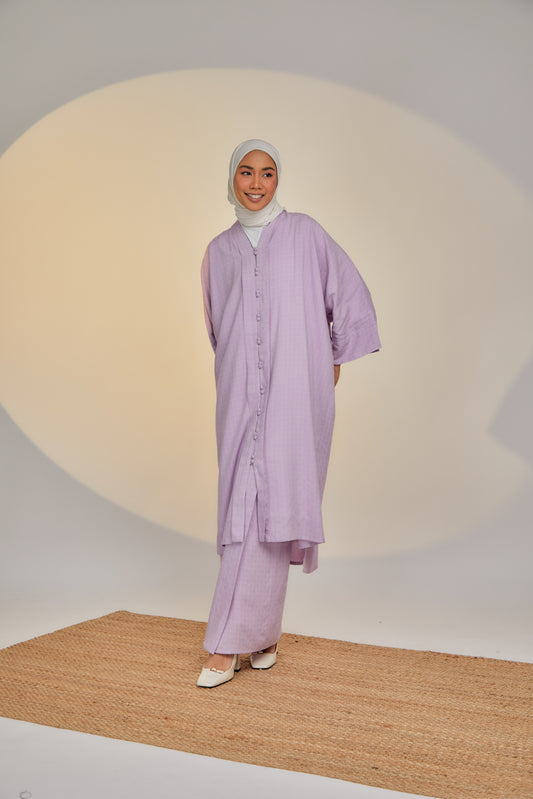 Indah Cotton Kebaya Labuh Set