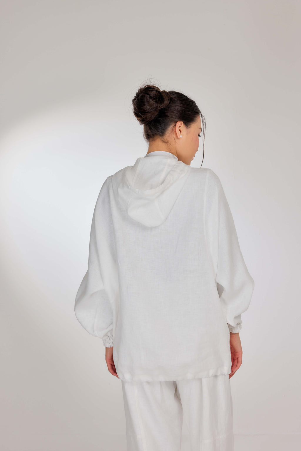08 - Purity - Pure Hemp Linen Button-Up Hooded Jacket