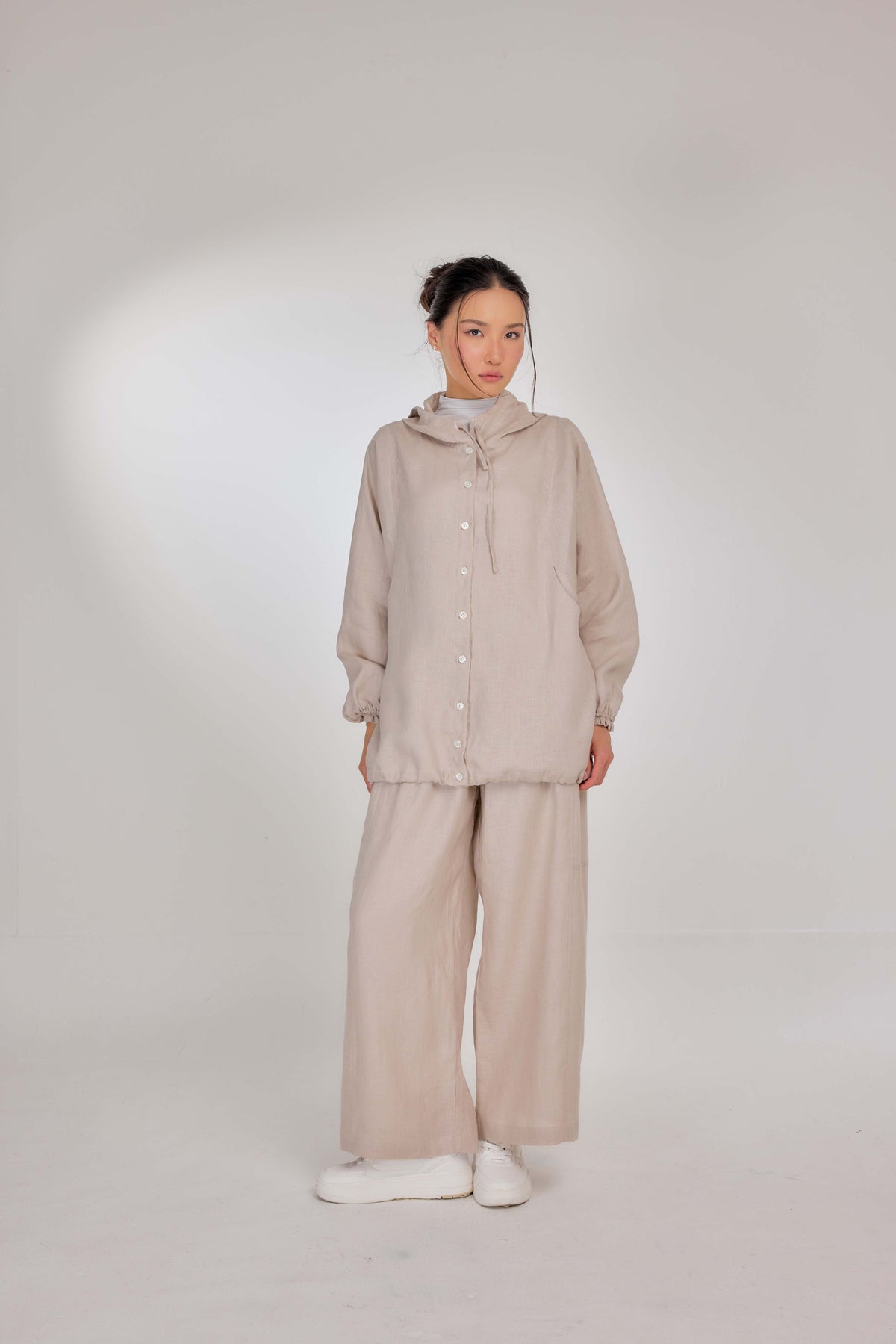 09 - Sand Nude - Pure Hemp Linen Roamer Pants