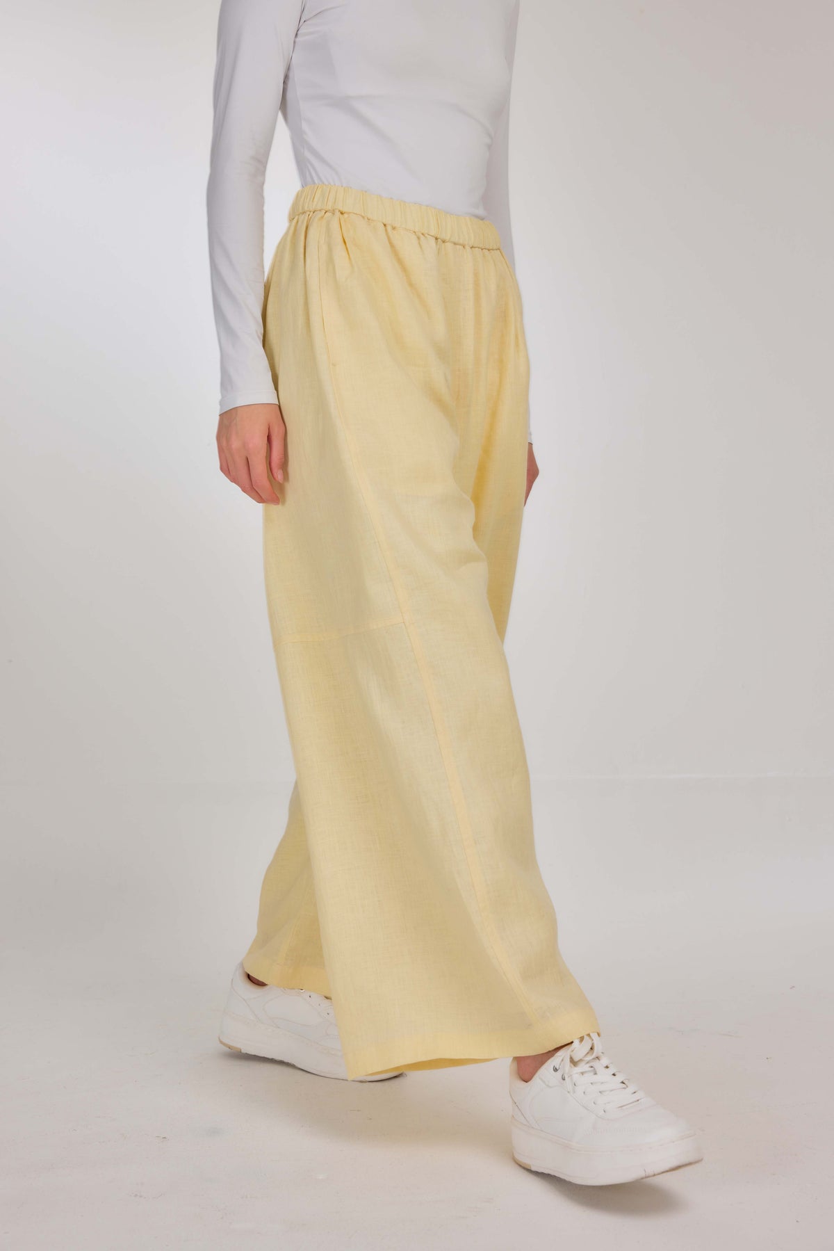 11 - Banana - Pure Hemp Linen Roamer Pants