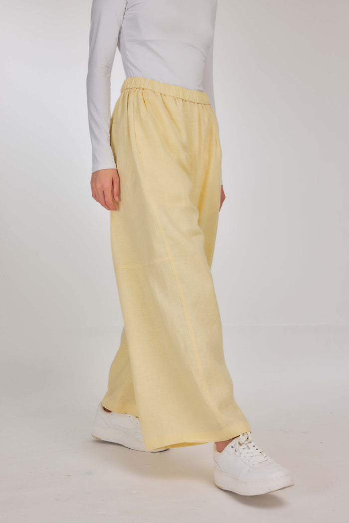 11 - Banana - Pure Hemp Linen Roamer Pants
