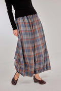 05 - Mauve Ash - Pleated Barrel-leg Pants