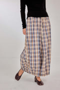 03 - Heritage Oat - Pleated Barrel-leg Pants