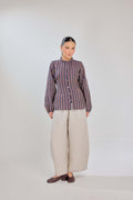 02 - Pageant Blue - Grand Tralala Pure Linen Shirt With Mother Of Pearl Buttons