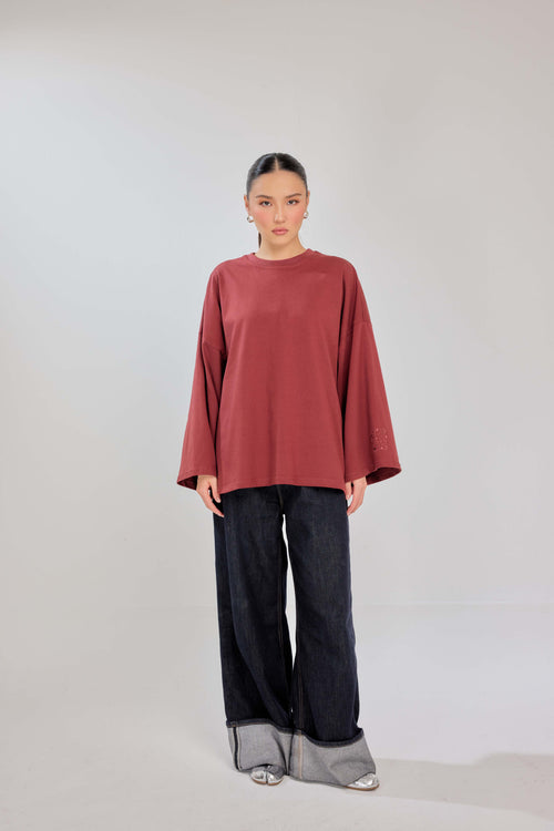 04 - Warm Berry - Caf-Tee Day to Night Top