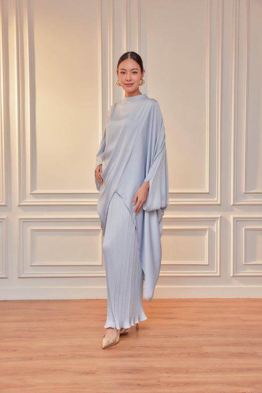 Chanela Full Sleeve Kurung with Pleated Skirt Set [To Be Shipped Dec 2024]