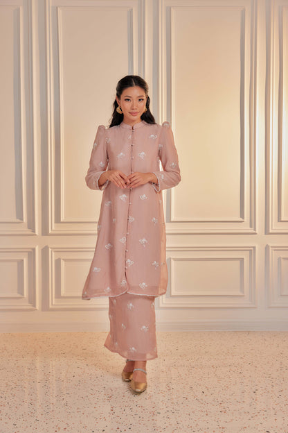Tembikar - Mutiara Embellished Kebarung Set (Full Lining)