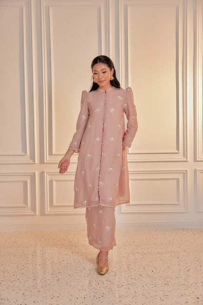 Tembikar - Mutiara Embellished Kebarung Set (Full Lining)